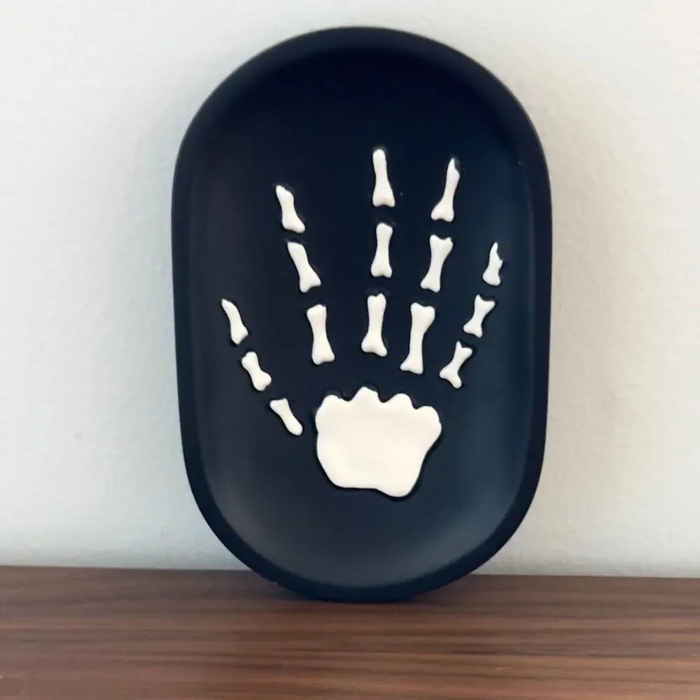 NWT: Hyde and Eek Boutique - Skeleton Hand Halloween Soap Dish Jewelry Tray